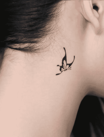 Butterfly-Neck-tattoos-for-women