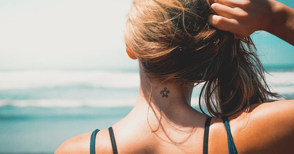 neck tattoos for women fi