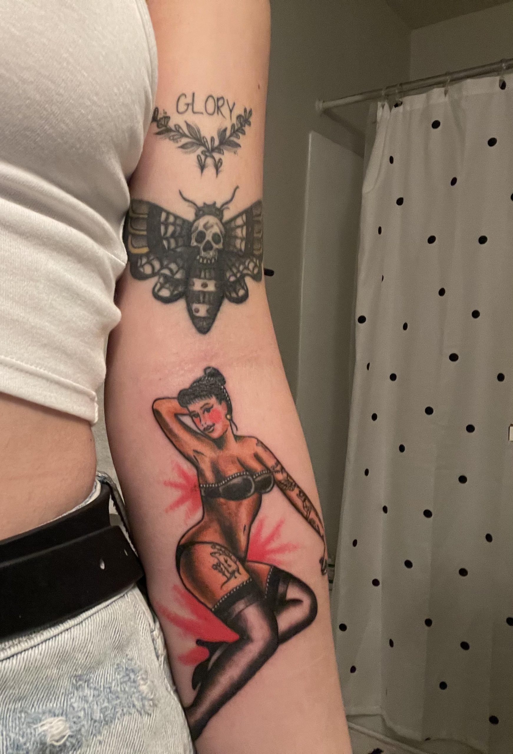 pin-up-tattoo for girls