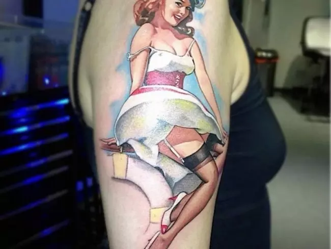 pinup tattoos for girls 1
