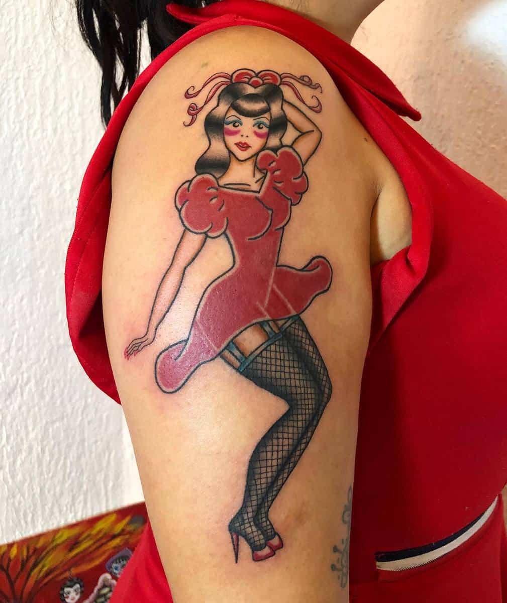 pinup girl tattoos for women