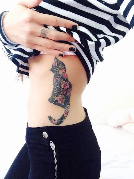 rib tattoos for females