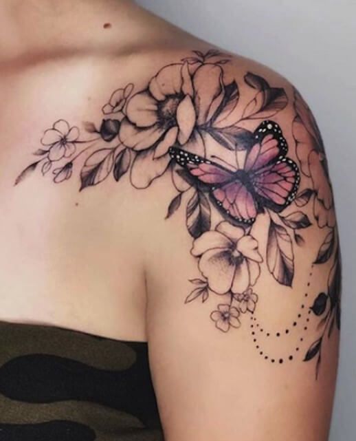 shoulder tattoo designs for women