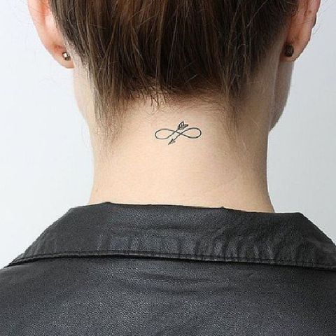 small neck tattoos for women