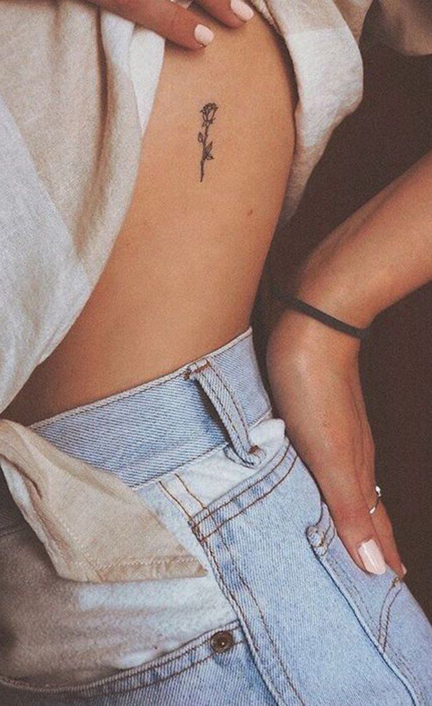 small side tattoos for women
