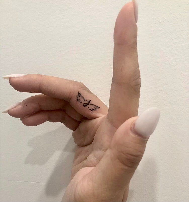 Finger Tattoo for women