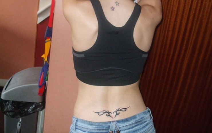 lover back tattoos for women 3. via. 