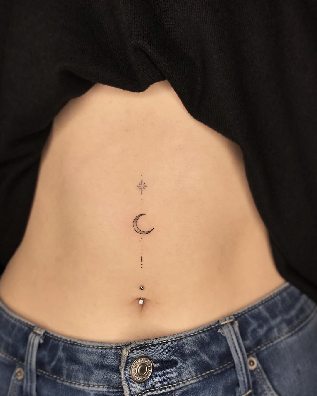 stomach tattoos for females