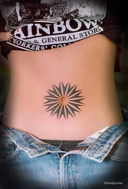 stomach tattoos for females 4