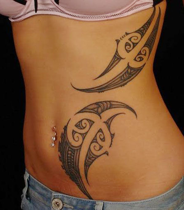 stomach tattoos for girls 8