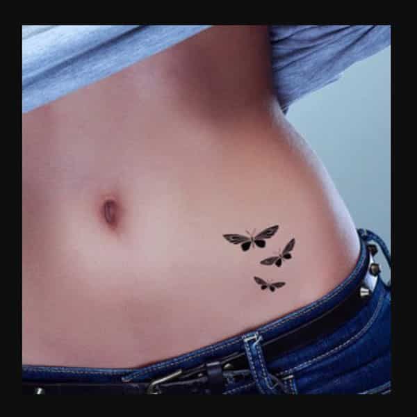 stomach tattoos for girls