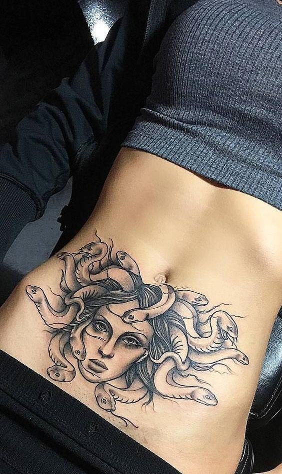 stomach tattoos for woman