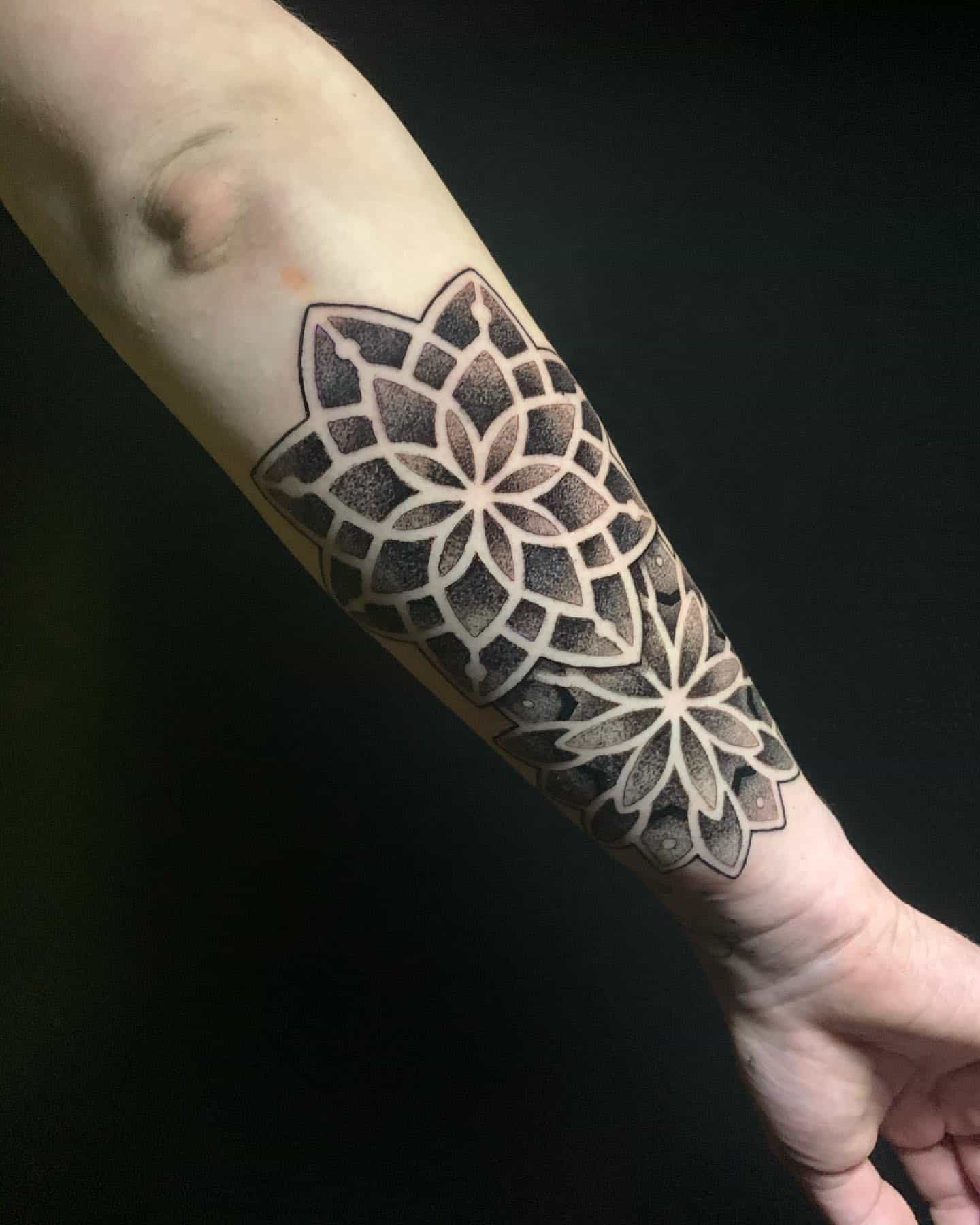 Mandala-Forearm Tattoos For men