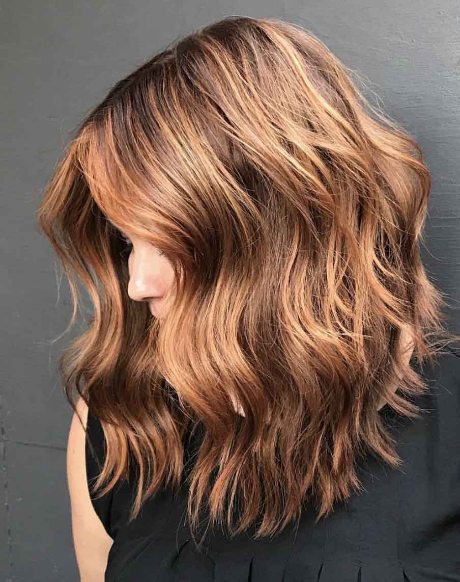 Grown Out Shoulder Cut Shoulder Length Hairstyle for girls