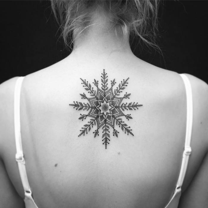 Meaningful Snowflake Tattoos for girls