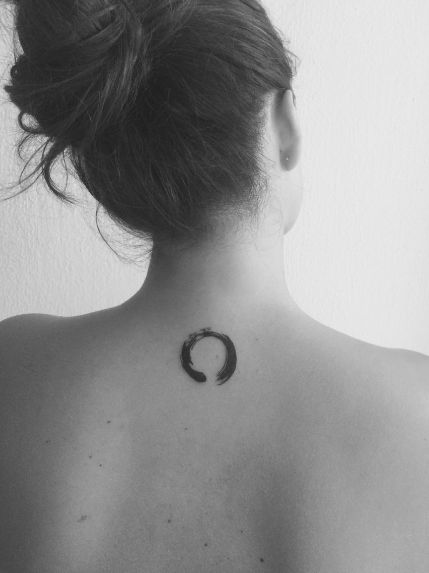 The Zen Circle Tattoo with meaning for women