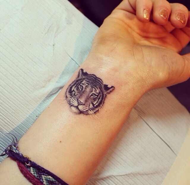 Tiger Face Tattoo Meaningful tattoos for girls