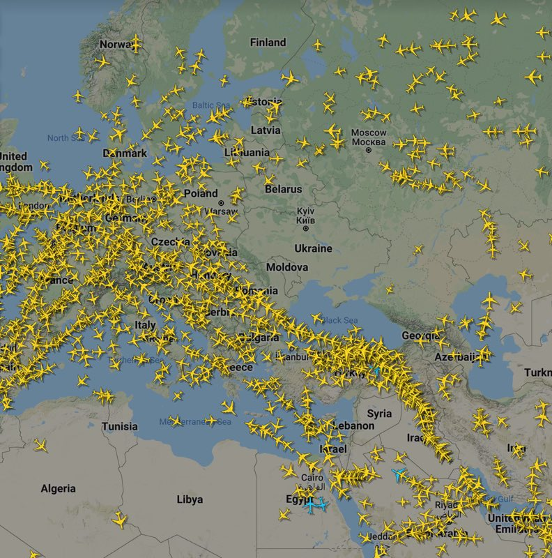 Ukraine closed its airspace