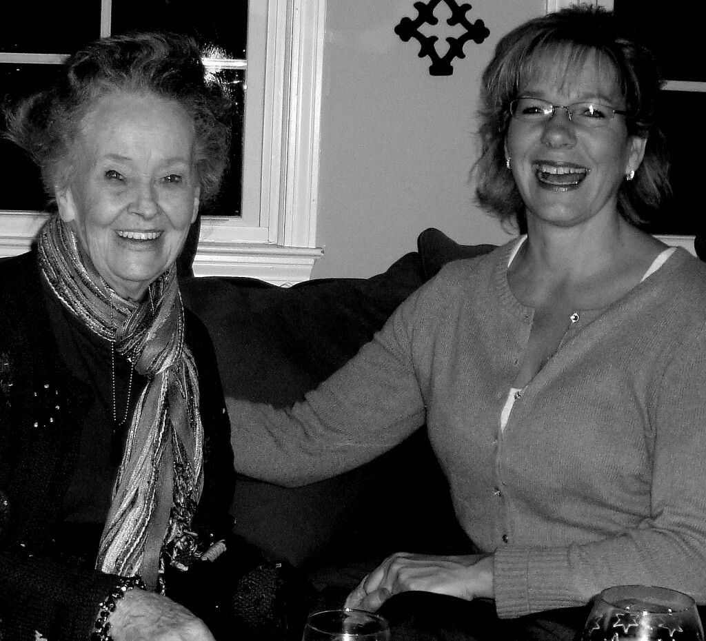 Lorraine Warren with her daughter Judy Warren