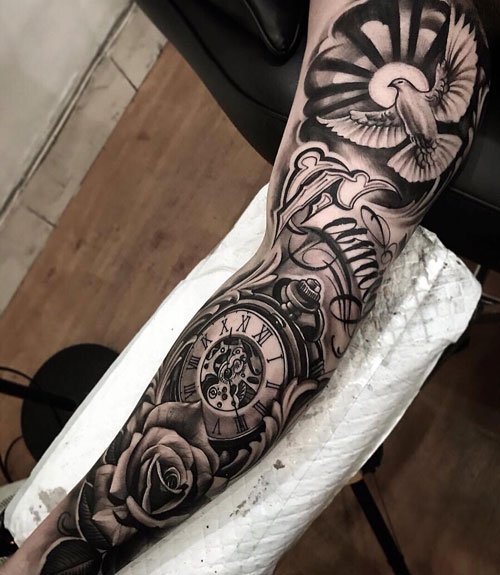 unique Full Sleeve Tattoo For Men