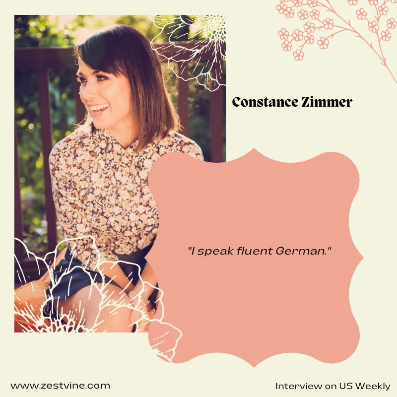 Constance Zimmer talk about herself 