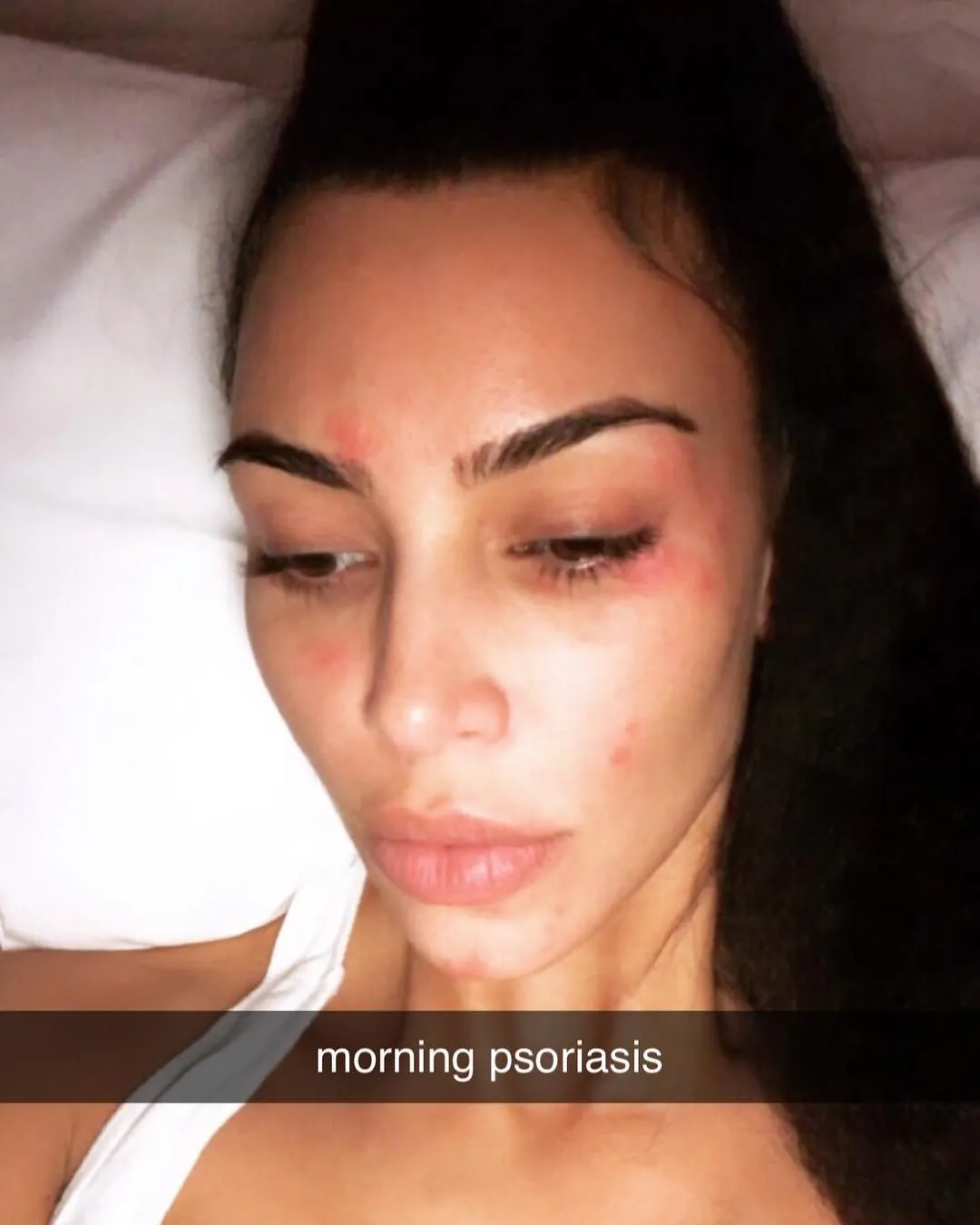 Kim Kardashian West without makeup