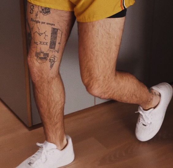 Inner Thigh Tattoos for Men