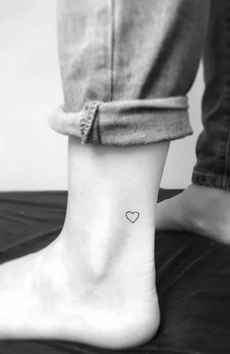 Simple Heart-Tattoo for men