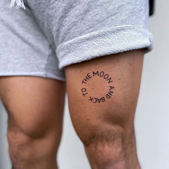 Thigh Tattoos for Men 1
