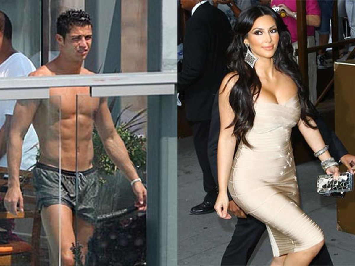 Cristiano Ronaldo and kim kardashian affair