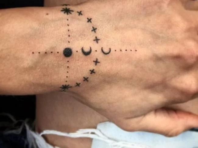designer wrist tattoo for men