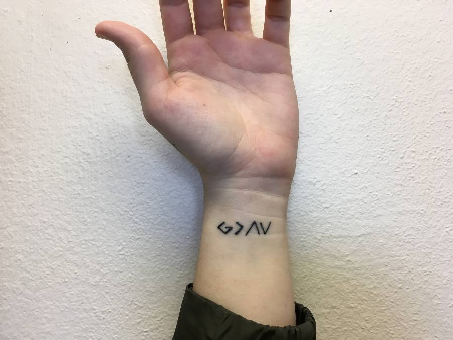 meaningful wrist tattoos for men