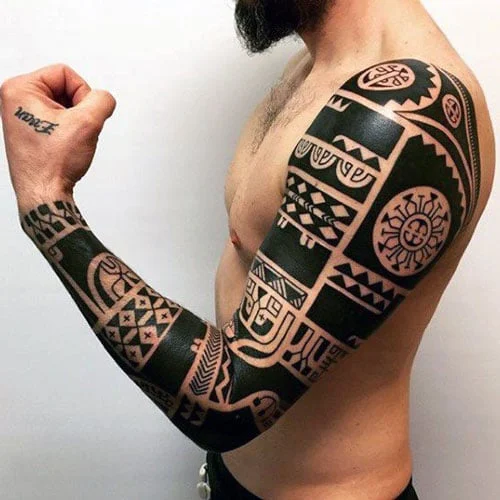 Arm-Tribal-Tattoos men