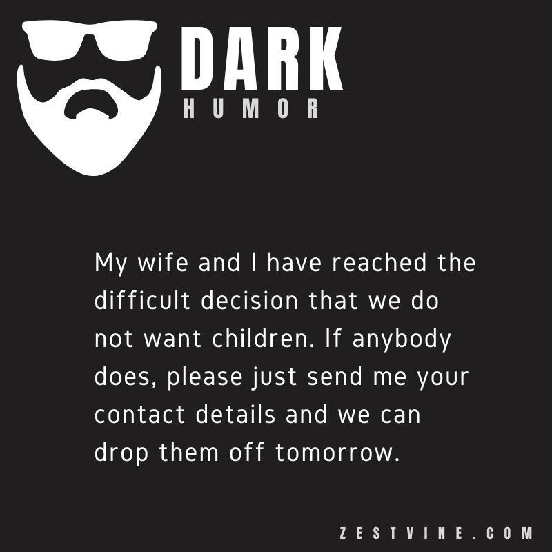 Dark Humor Jokes to read