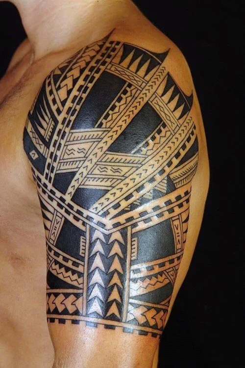 Polynesian-Tribal-Design tattoos men