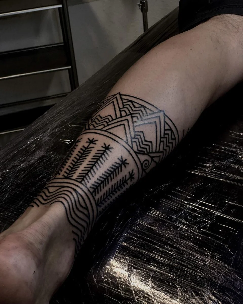 tribal-tattoos-for leg