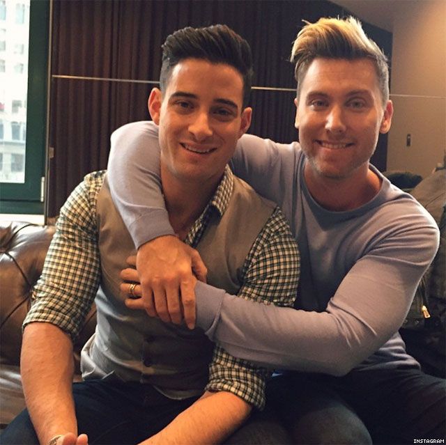 gay celebrity couples Lance Bass and Michael Turchin