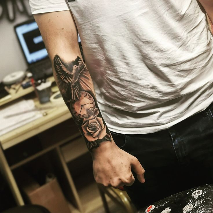 arm tattoos for men half