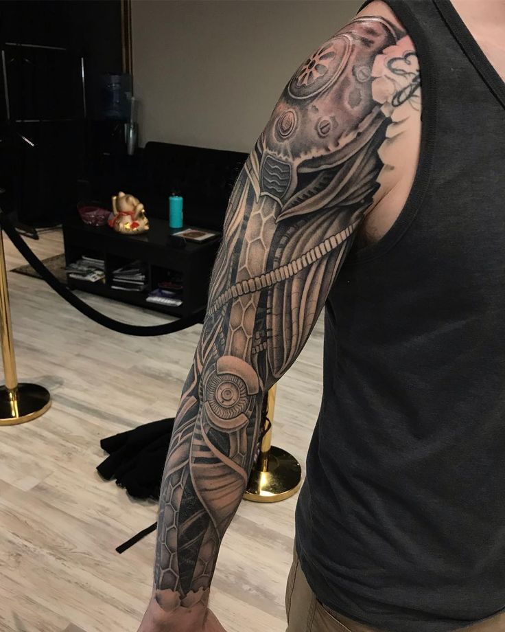 full arm tattoos for men