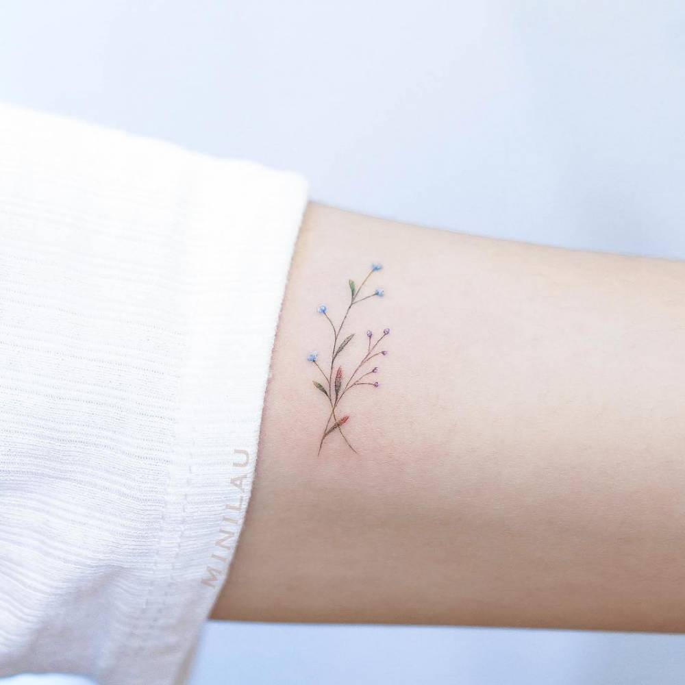 Babys Breath Tattoo for she