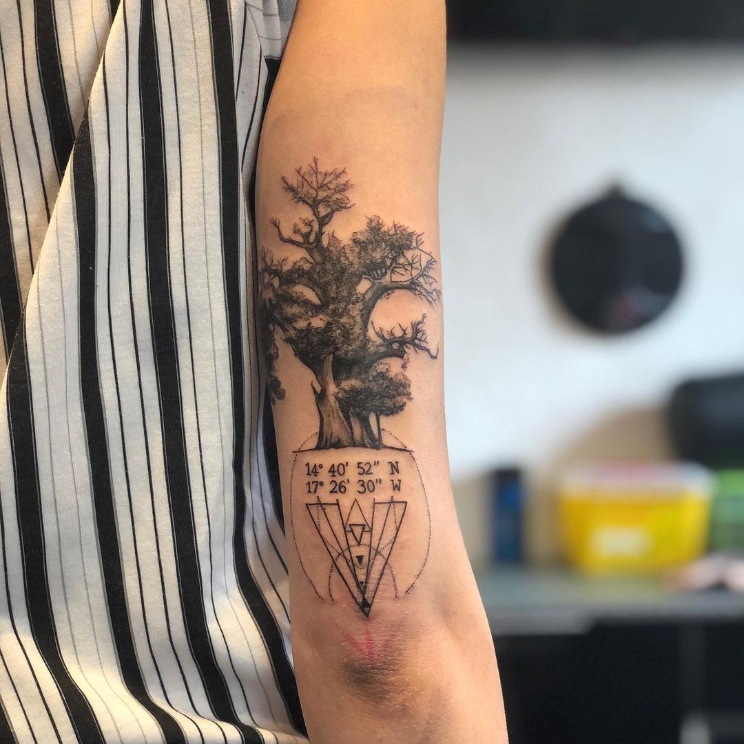 Tree Of Life Tattoo Ideas biceps