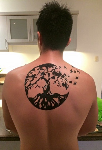tree of life tattoo ideas on back 1