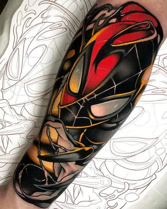 spider-man-tattoo idea