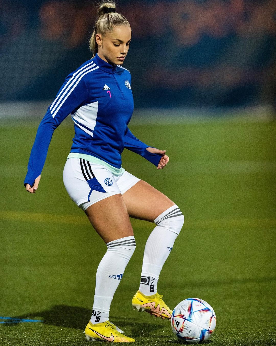 Ana Maria Markovic playing football