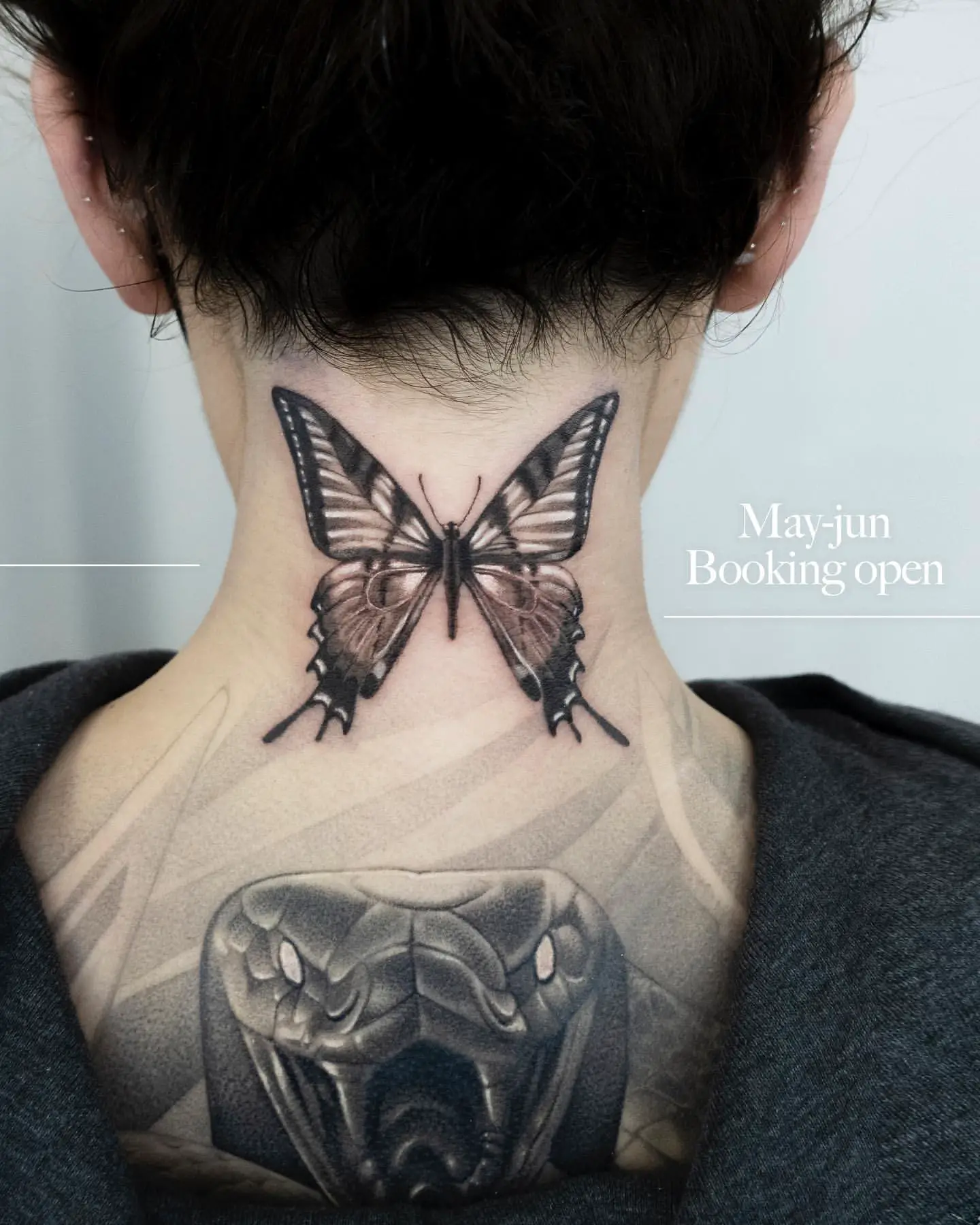 butterfly neck tattoo 2webp