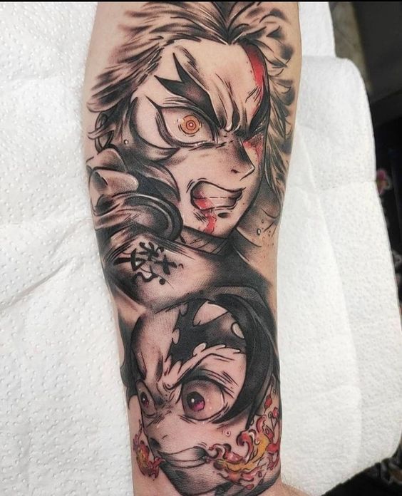 Demon slayer tattoo design 9