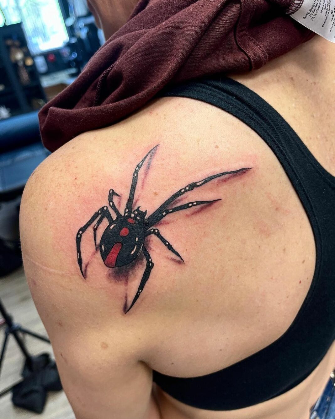 Amazing Black Widow Spider Tattoo Ideas & Meaning - ZestVine - 2025